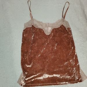 Lauren Conrad Medium Lace & Velvet Cami